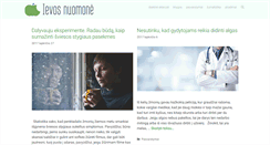 Desktop Screenshot of ievosnuomone.lt